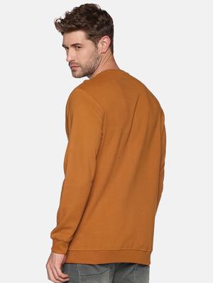 mustard solid sweatshirt - 18077258 - Standard Image - 3