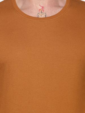 mustard solid sweatshirt - 18077258 - Standard Image - 5