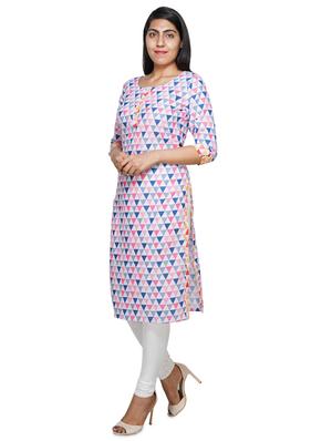 multi colored straight kurta - 18079407 - Standard Image - 2