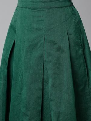 green cotton skirt top set - 18079725 - Standard Image - 5