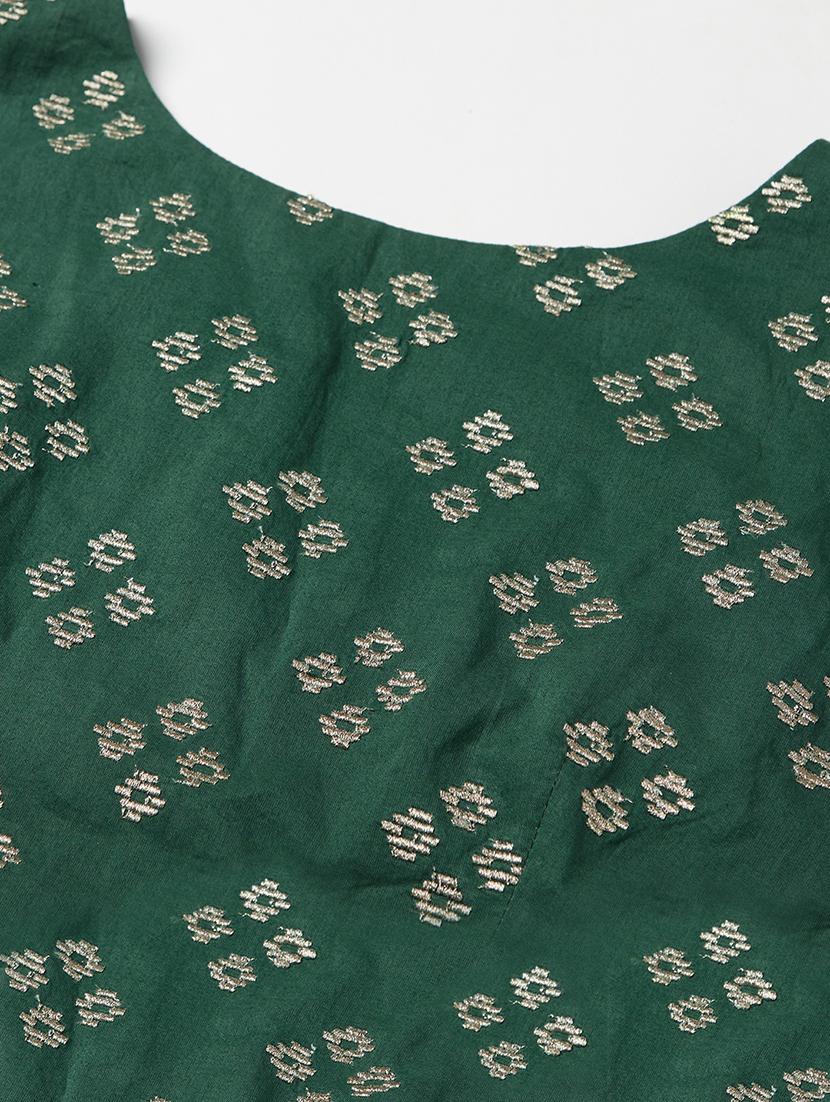 green cotton skirt top set - 18079725 - Zoom Image - 6