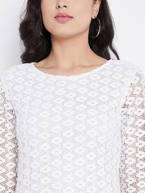 white net bodycon dress - 18080820 - Standard Image - 6