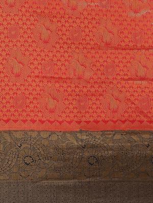 zari work kanjivaram saree with blouse - 18080858 - Standard Image - 5