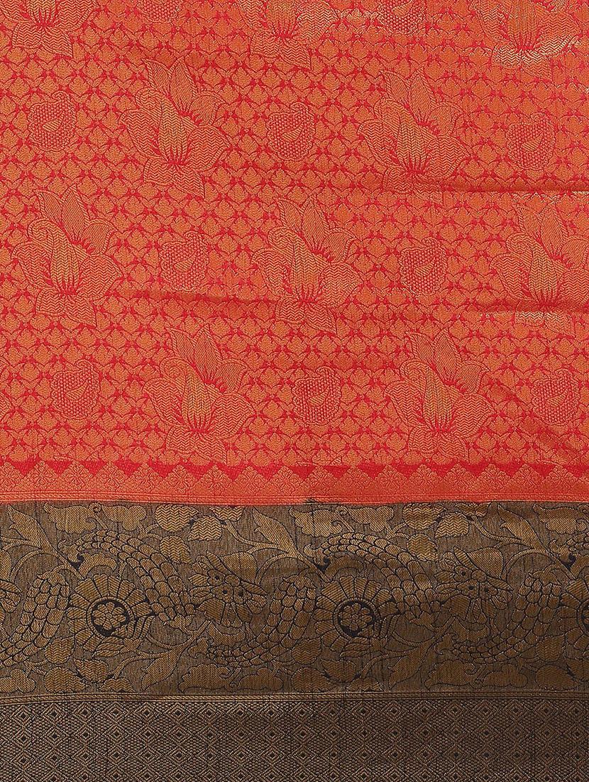 zari work kanjivaram saree with blouse - 18080858 - Zoom Image - 5