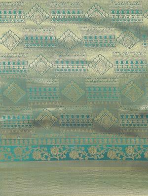 zari work kanjivaram saree with blouse - 18080879 - Standard Image - 6
