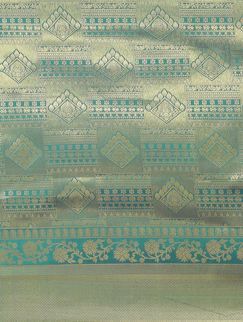 zari work kanjivaram saree with blouse - 18080879 - Zoom Image - 6