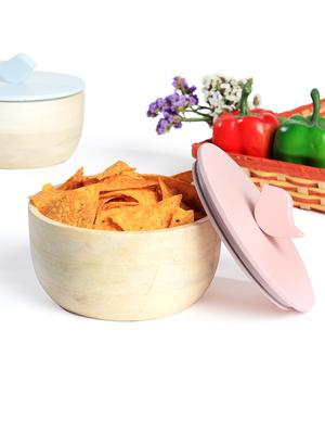fireflies wood container artisan crafted handcrafted sustainable wooden container with lift off lids (pack of 1, pink bluff) - 18082076 - Standard Image - 2