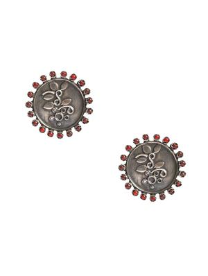 silver studs earring - 18082929 - Standard Image - 3