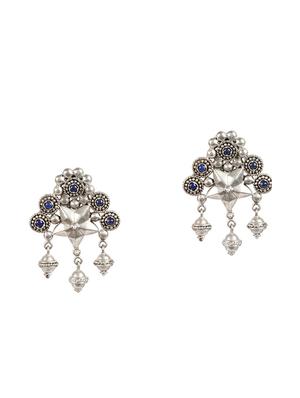 silver studs earring - 18083103 - Standard Image - 2