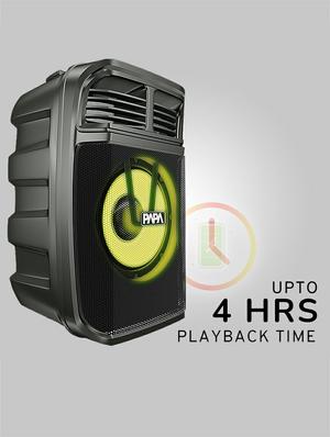 audio storm (black) - 10 watt bluetooth party speaker with led lights. - 18083539 - Standard Image - 2