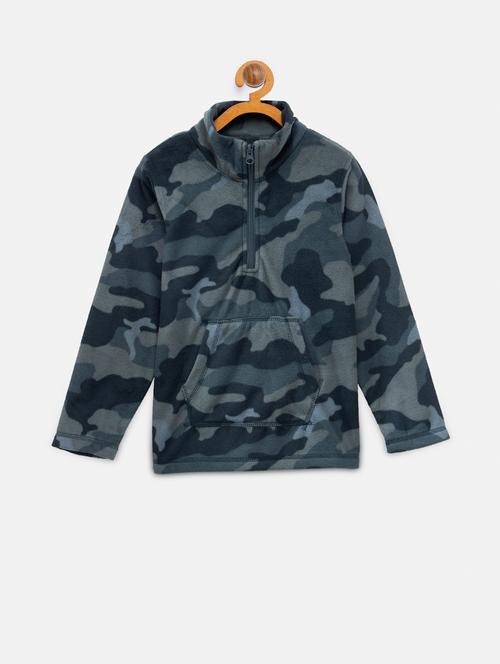 navy blue camouflage sweatshirt - 18089252 - Standard Image - 1