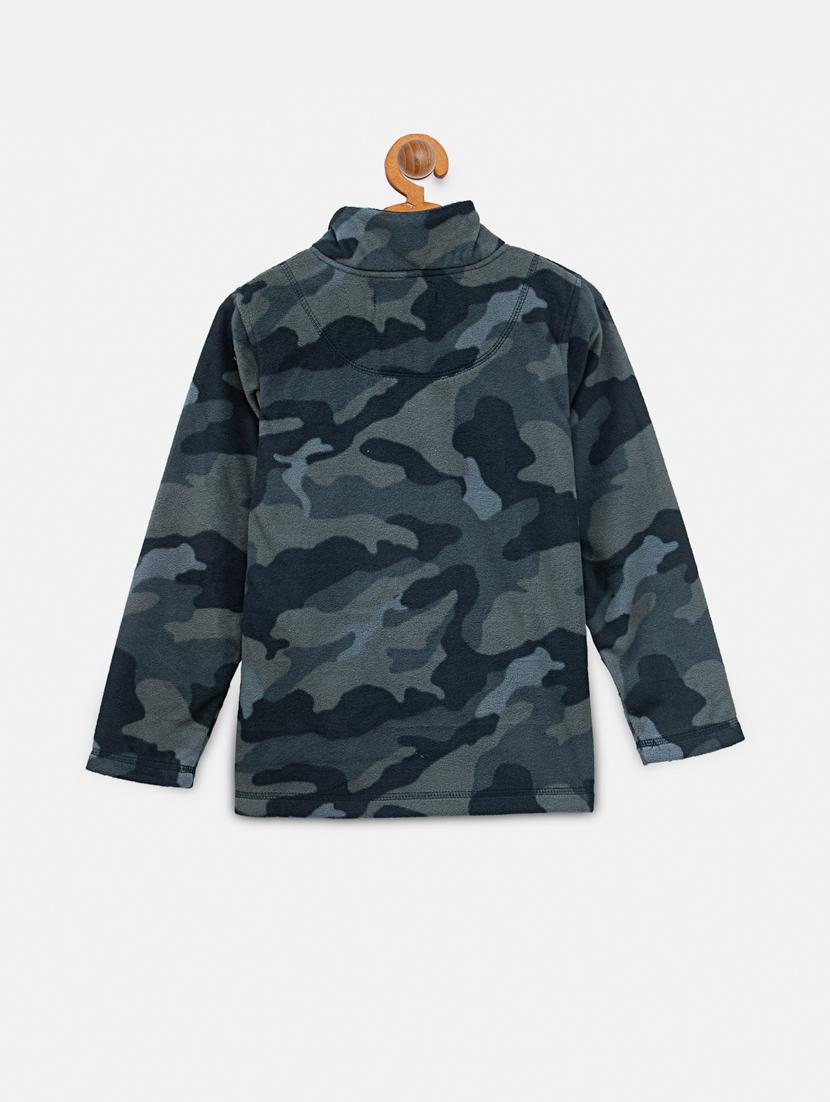 navy blue camouflage sweatshirt - 18089252 - Zoom Image - 2