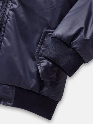 navy blue contrast taped jacket - 18089270 - Standard Image - 3