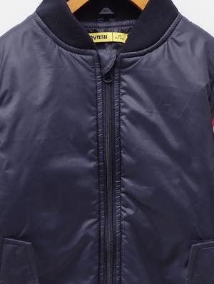 navy blue contrast taped jacket - 18089270 - Standard Image - 4