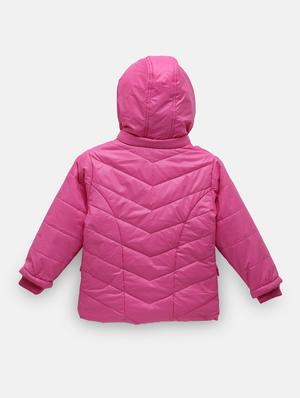 pink solid jacket - 18089272 - Standard Image - 3