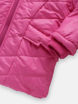pink solid jacket - 18089272 - Standard Image - 4