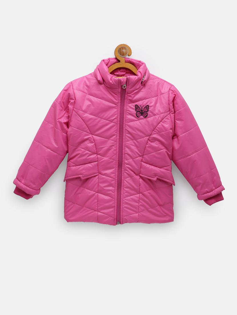 pink solid jacket - 18089272 - Zoom Image - 1
