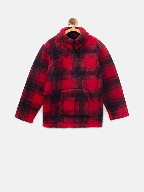 red checkered sweatshirt - 18106333 - Standard Image - 1