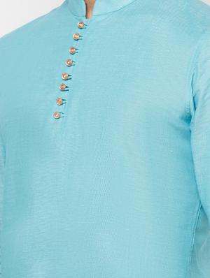 solid short kurta - 18107431 - Standard Image - 5