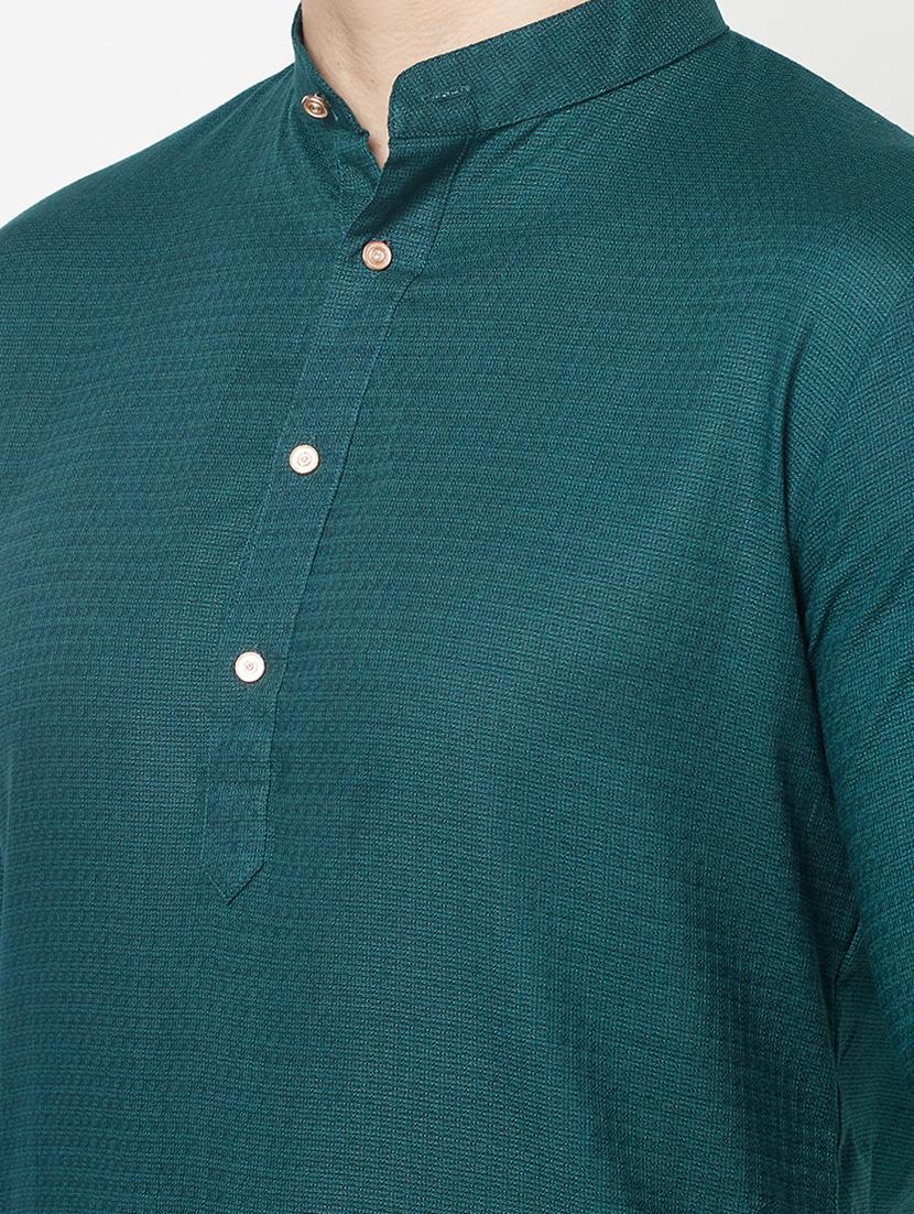 solid long kurta - 18107436 - Zoom Image - 4