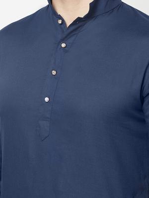 solid long kurta - 18107438 - Standard Image - 4