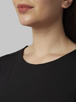 flute sleeves sheath dress - 18108888 - Standard Image - 5