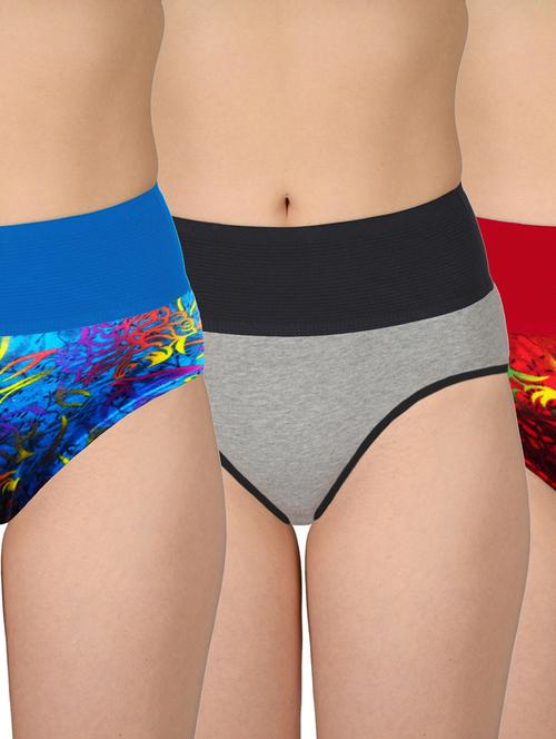 set of 3 printed hipster panty - 18109119 - Standard Image - 1