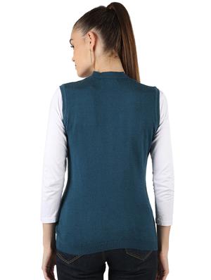 blue cotton blend cardigan - 18110655 - Standard Image - 3