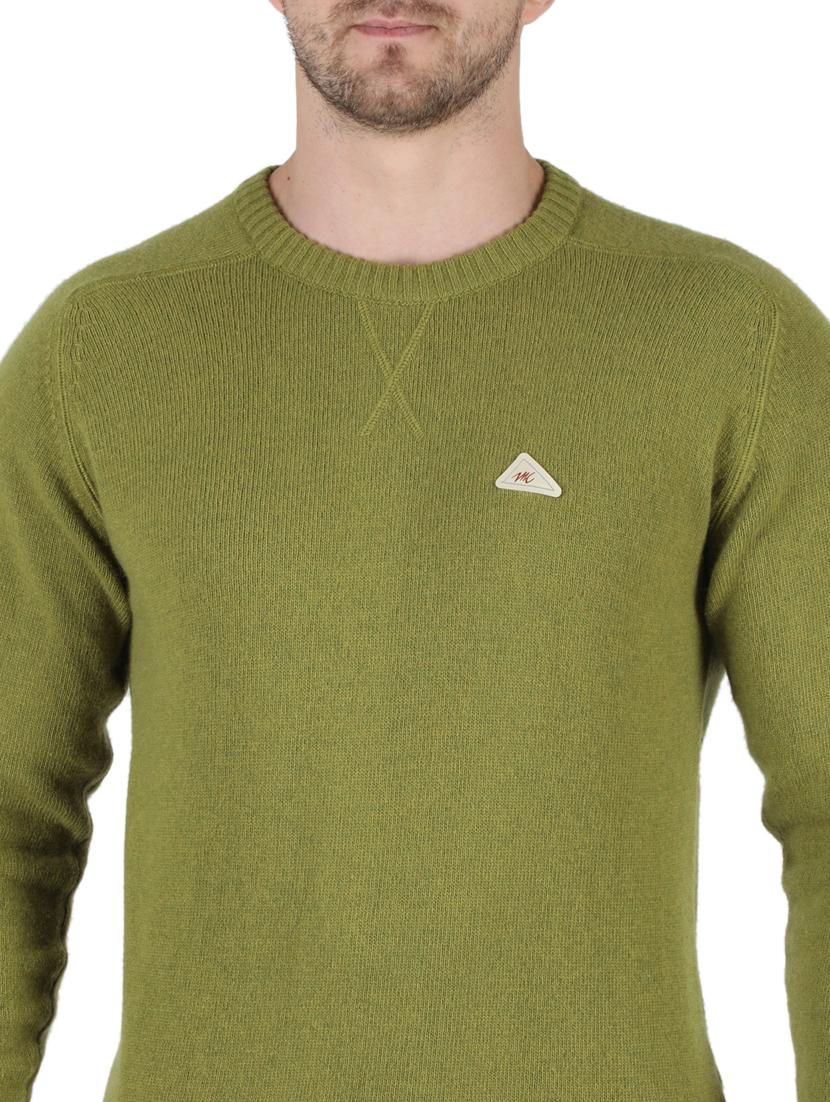 green wool pullover - 18110690 - Zoom Image - 5