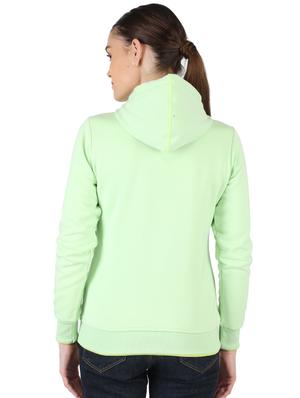 green cotton blend regular sweatshirt - 18110846 - Standard Image - 3