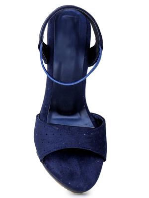 blue synthetic sandals - 18111347 - Standard Image - 4