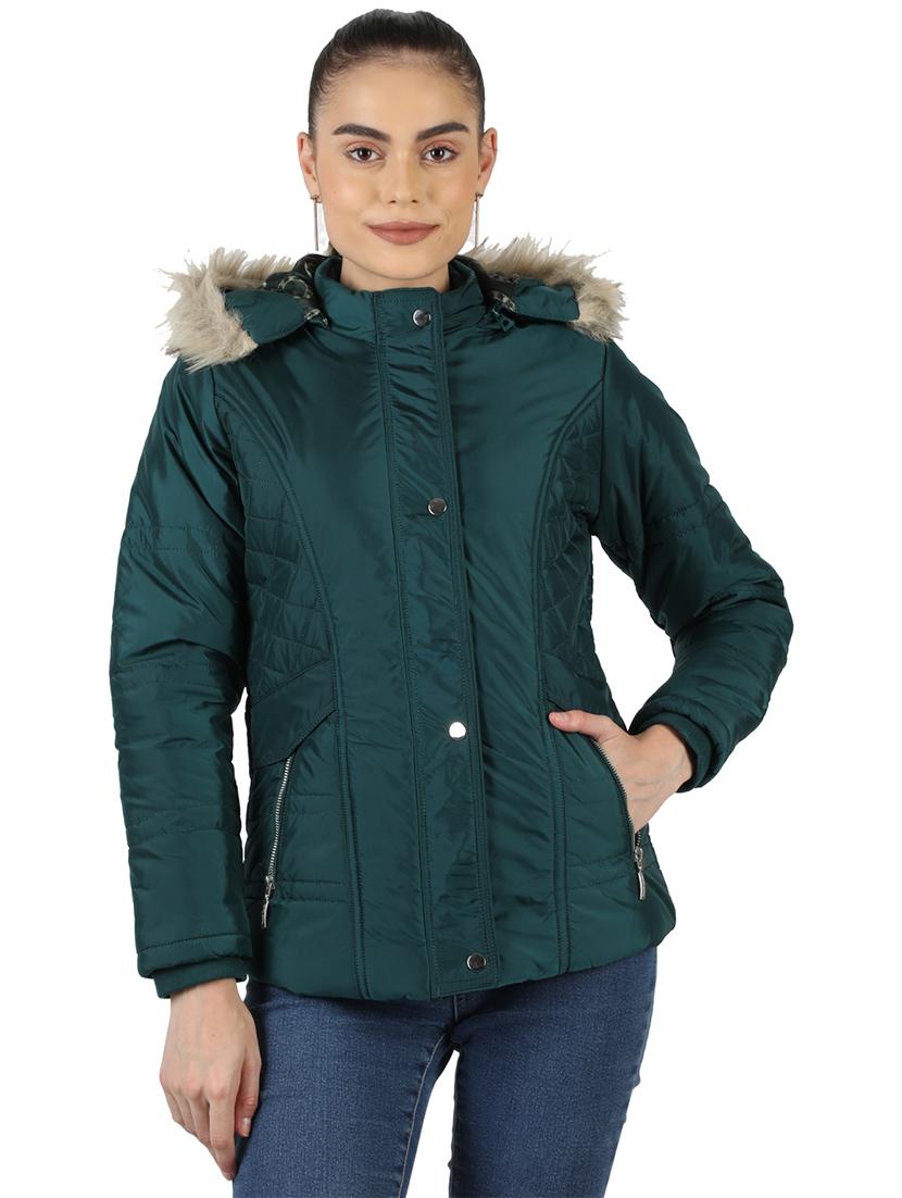 brown cotton blend jacket - 18111409 - Zoom Image - 1