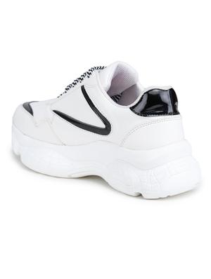 white lace-up sneaker - 18111507 - Standard Image - 3