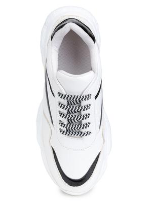 white lace-up sneaker - 18111507 - Standard Image - 4