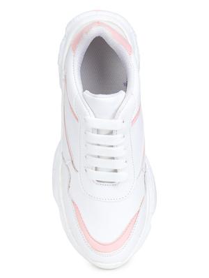 white lace-up sneaker - 18111508 - Standard Image - 4