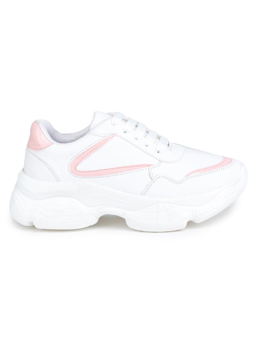 white lace-up sneaker - 18111508 - Zoom Image - 2