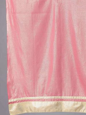 pink cotton woven dupatta - 18112168 - Standard Image - 4