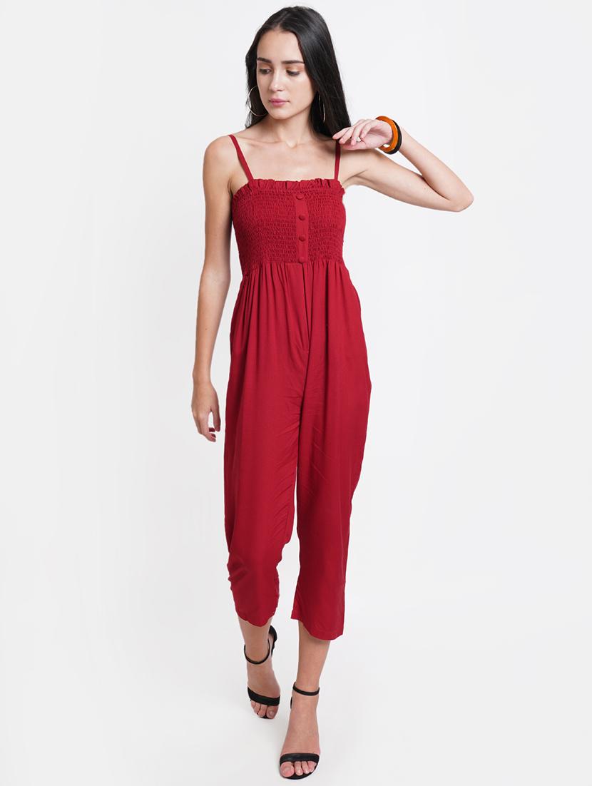 cami neck solid jumpsuit - 18112898 - Zoom Image - 1