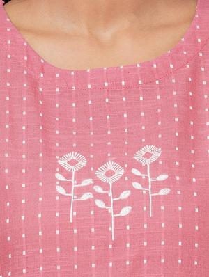 embroidered straight kurta - 18113067 - Standard Image - 4