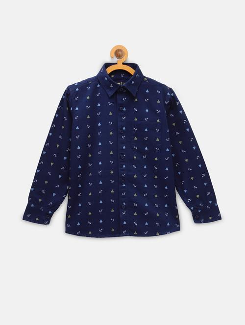 long sleeved printed shirt - 18114107 - Very Small Image - 1