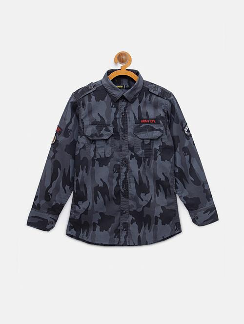 long sleeved printed shirt - 18114108 - Very Small Image - 1