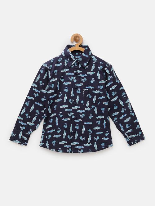 long sleeved printed shirt - 18114124 - Very Small Image - 1