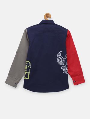long sleeved printed shirt - 18114130 - Standard Image - 2