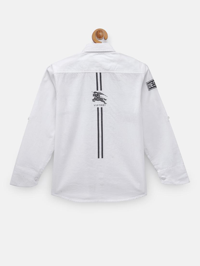 long sleeved printed shirt - 18114132 - Zoom Image - 2
