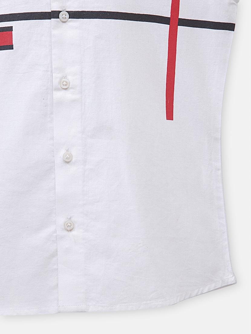 long sleeved printed shirt - 18114132 - Zoom Image - 3