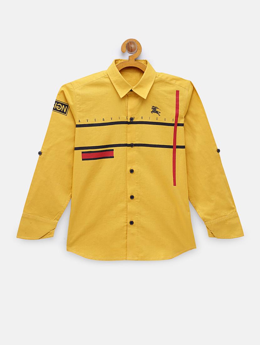 long sleeved printed shirt - 18114133 - Zoom Image - 1