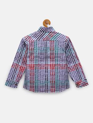 long sleeved checkered shirt - 18114138 - Standard Image - 2