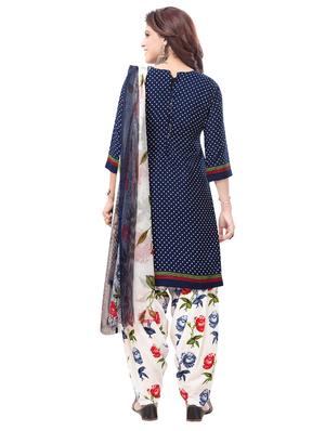 multi colored synthetic suit combos unstitched - 18114516 - Standard Image - 3