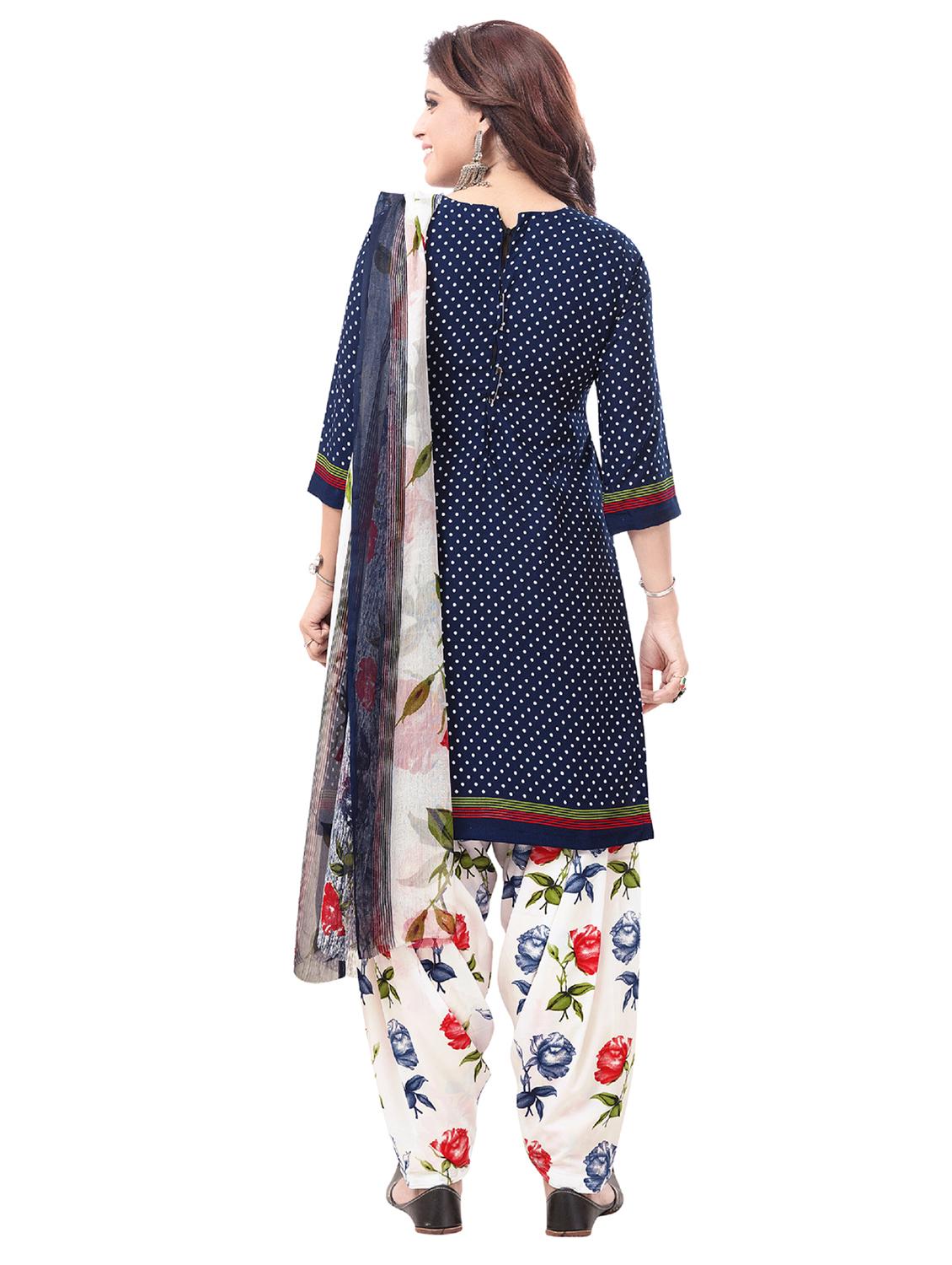 multi colored synthetic suit combos unstitched - 18114516 - Zoom Image - 3