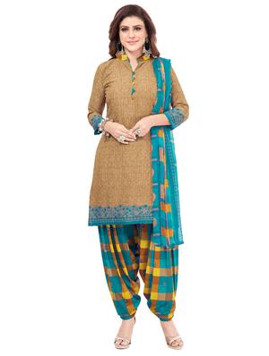 set of 2 printed unstitched suit set - 18114716 - Standard Image - 2